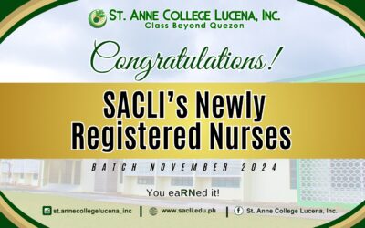 SACLI Proudly Acknowledges Our Nurses’ Success in the Nursing Licensure Exam!