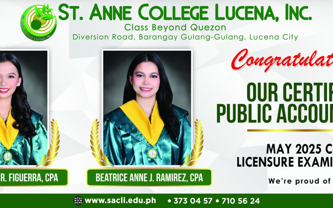 CHEERS TO OUR NEW CPAs!