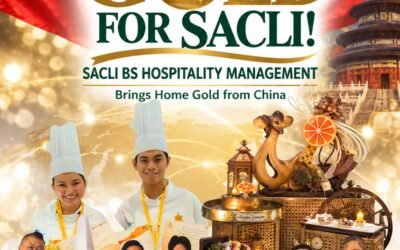 SACLI BS HOSPITALITY MANAGEMENT BRINGS HOME INTERNATIONAL GOLD FROM CHINA